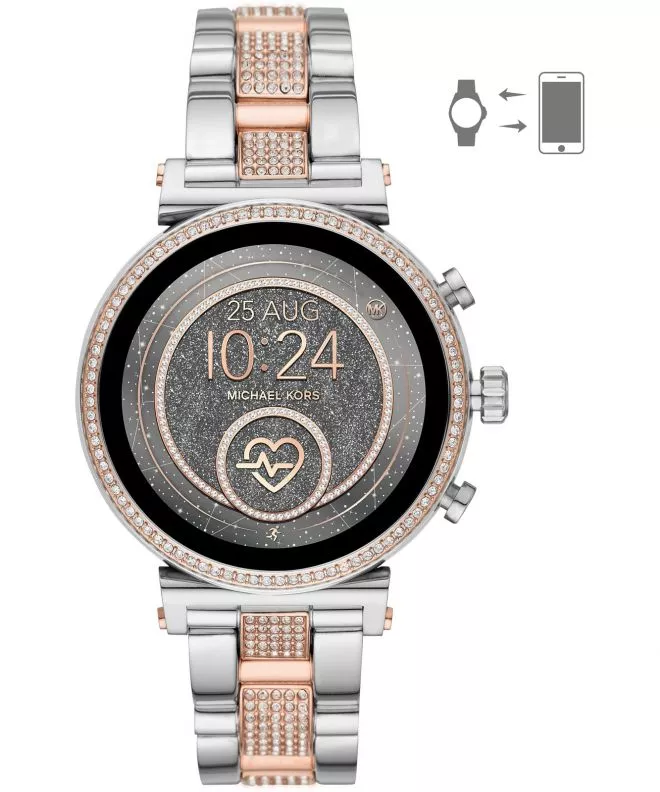 Dámské chytré hodinky Michael Kors Sofie Heart Rate Smartwatch MKT5064 MKT5064