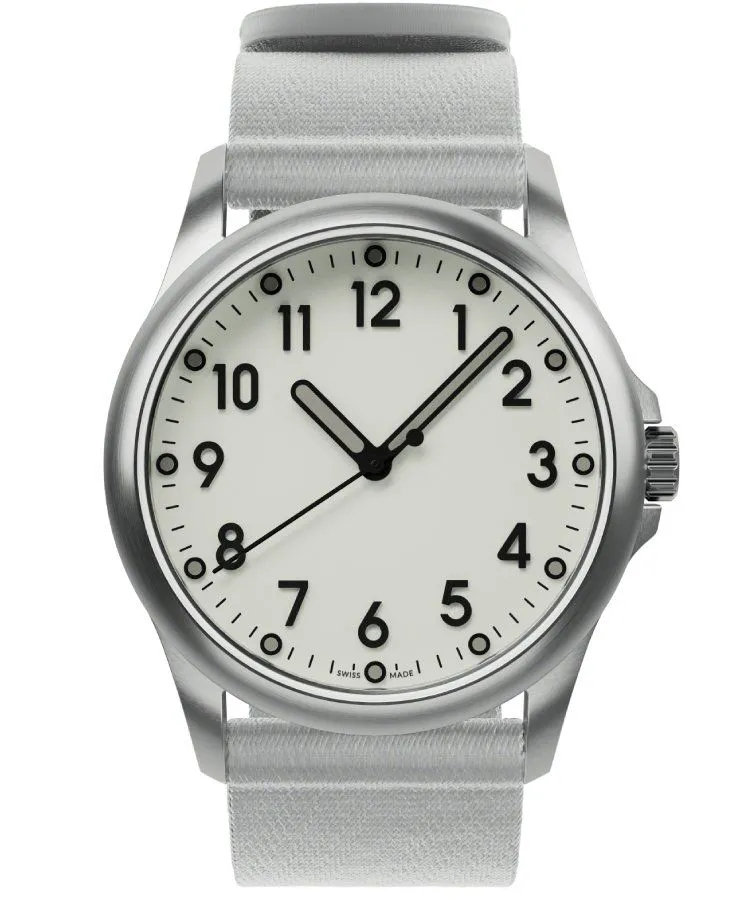 Hodinky unisex Mudita Radiant Pebble Gray Automatic 5905913561448