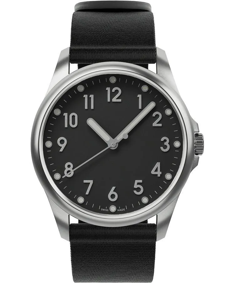 Hodinky unisex Mudita Radiant Charcoal Black Automatic 5905913561530