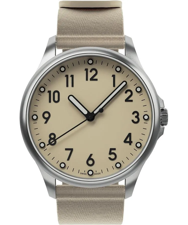 Hodinky unisex Mudita Radiant Sand Beige Automatic 5905913561554
