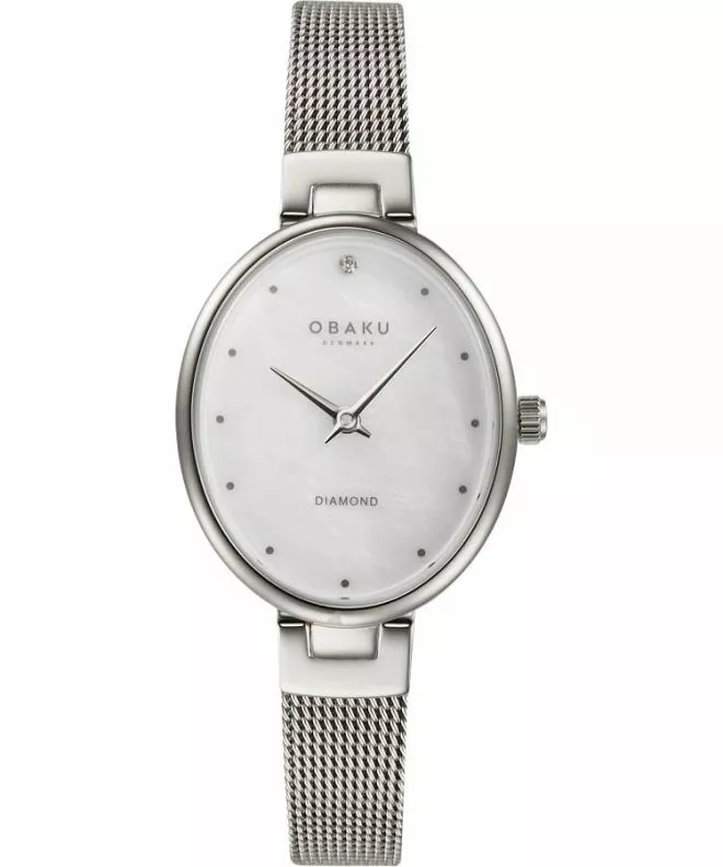 Hodinky dámské Obaku Oval Diamond V312LXCWMC
