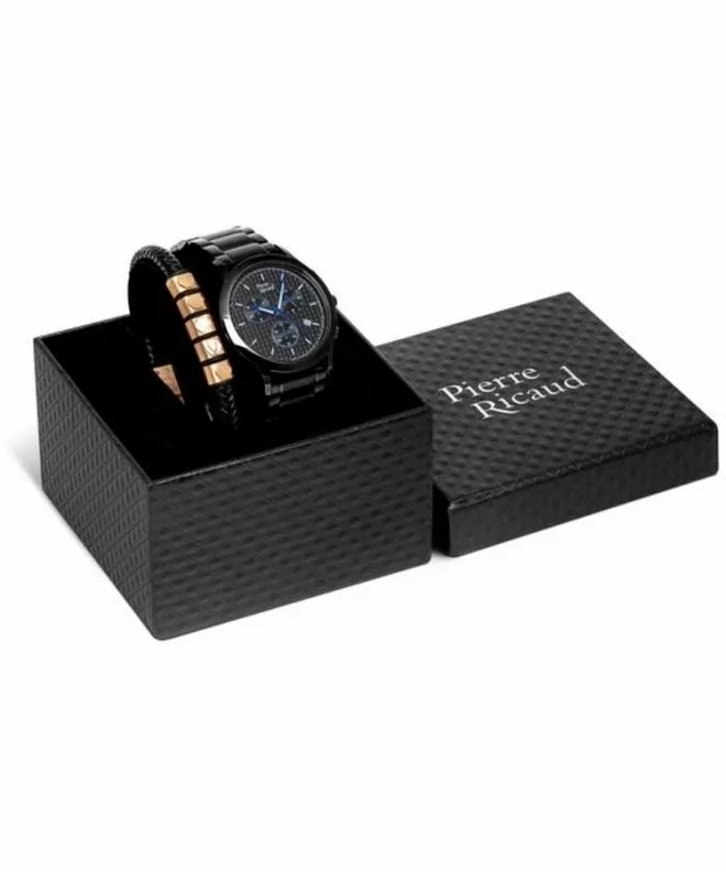 Hodinky pánské Pierre Ricaud Classic Chronograph SET P91099.B114CH619.9.BL