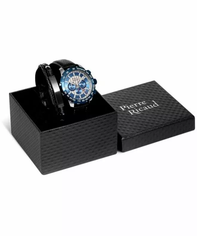 Hodinky pánské Pierre Ricaud Classic Chronograph SET P97236.L217CH629.BBL