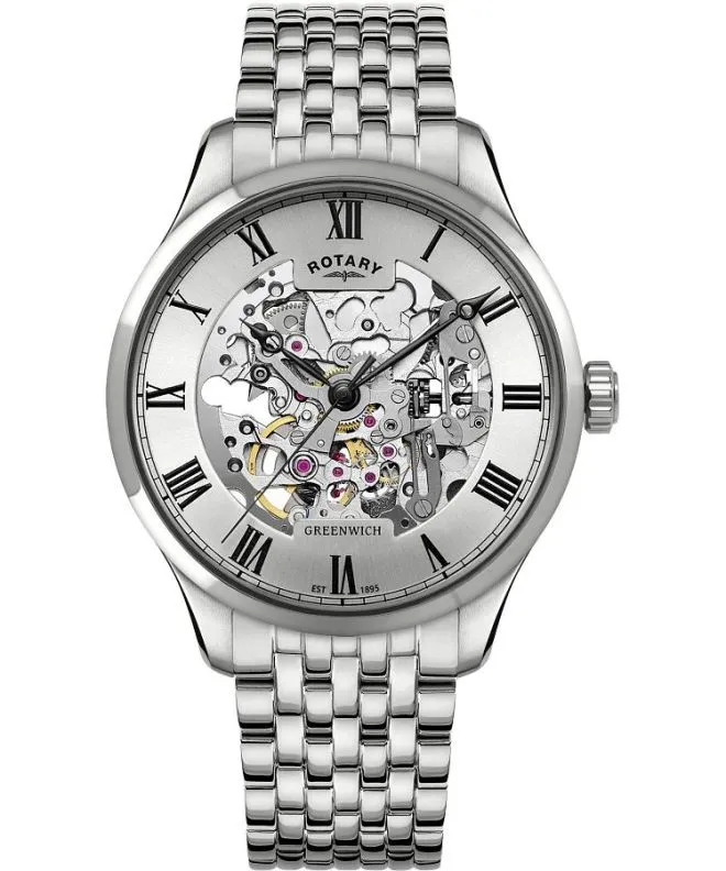 Hodinky pánské Rotary Greenwich Automatic Skeleton GB02940/06
