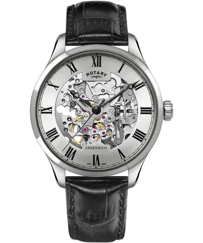 Hodinky pánské Rotary Greenwich Automatic Skeleton GS02940/06