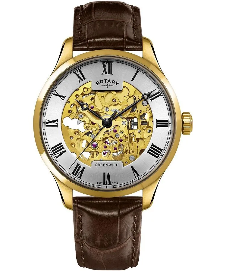 Hodinky pánské Rotary Greenwich Automatic Skeleton GS02941/03
