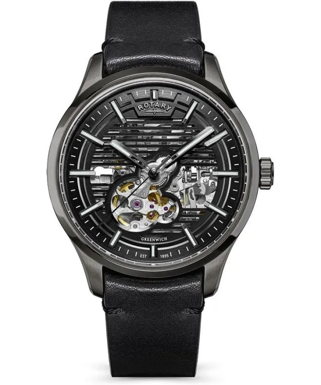 Hodinky pánské Rotary Greenwich Automatic Skeleton RGS10078/04