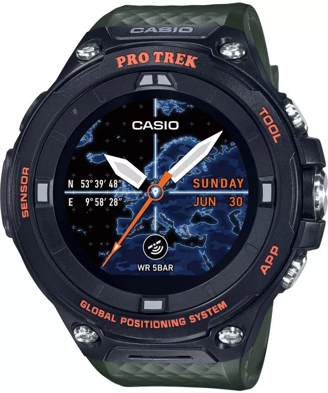 Hodinky Casio Protrek Smart GPS Bluetooth WSD-F20A-GNBAE WSD-F20A-GNBAE