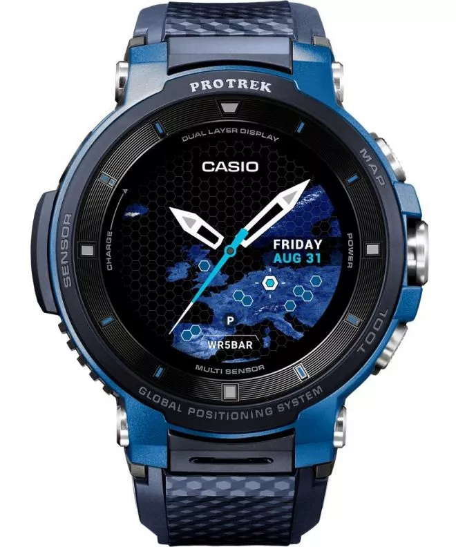 Pánské hodinky Casio Protrek Smart GPS Bluetooth WSD-F30-BUCAE WSD-F30-BUCAE