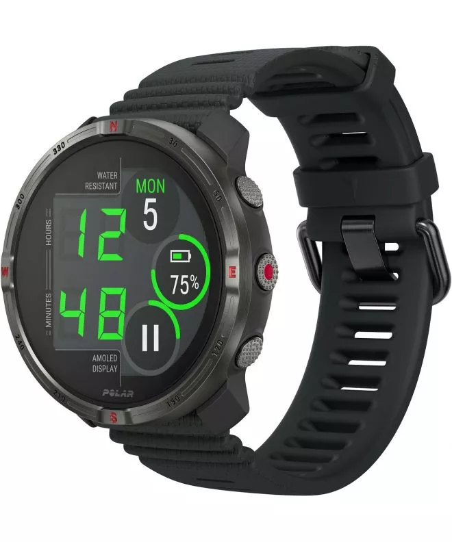 Sportovní Hodinky unisex Polar Grit X2 Night Black 725882069197