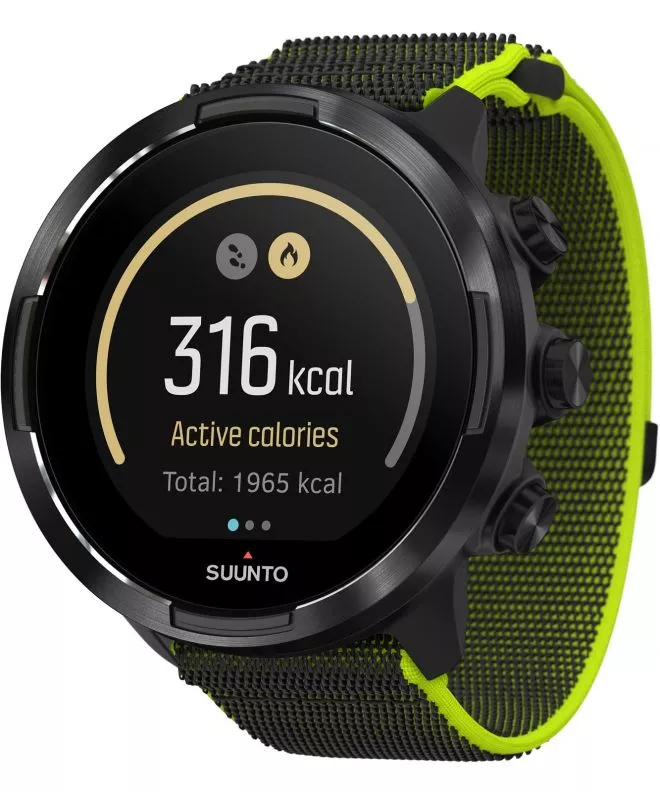 Pánské chytré hodinky Suunto 9 Baro Lime Wrist HR GPS SS050449000 SS050449000