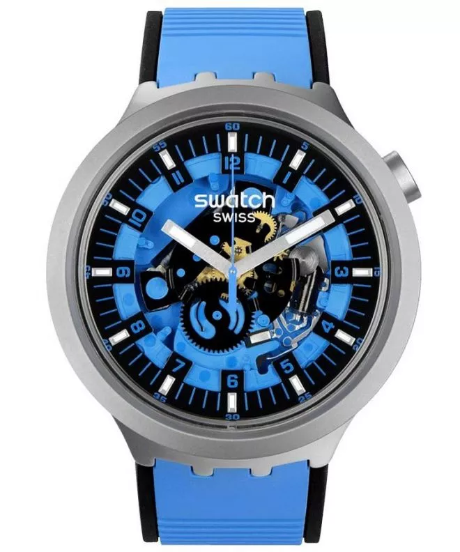 Hodinky Swatch Big Bold Irony Azure Blue Daze SB07S106