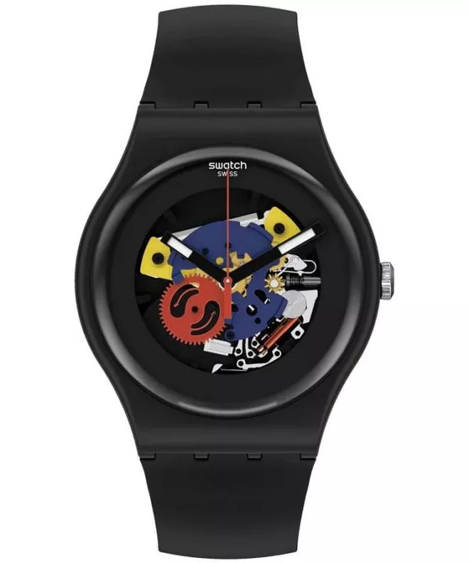 Hodinky Swatch Black Lacquered SO29B107