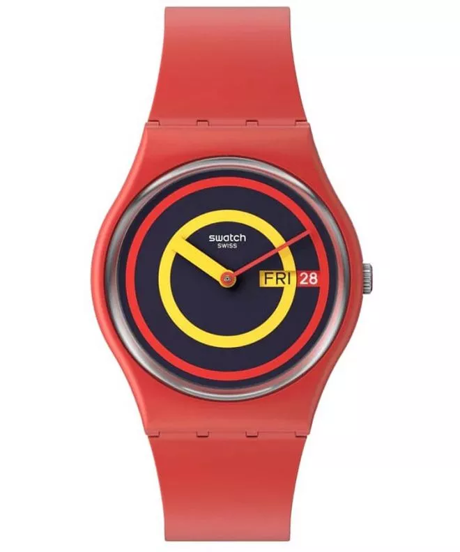 Hodinky Swatch Concentring Red SO28R702