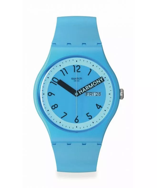 Hodinky Swatch Proudly Blue SO29S702