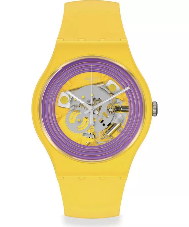Hodinky Swatch Purple Rings Yellow SO29J100