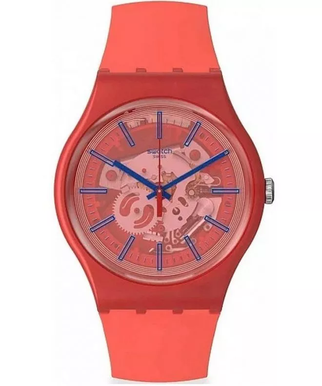 Hodinky unisex Swatch SwatchPAY Redder Than Red Pay SO29R107-5300