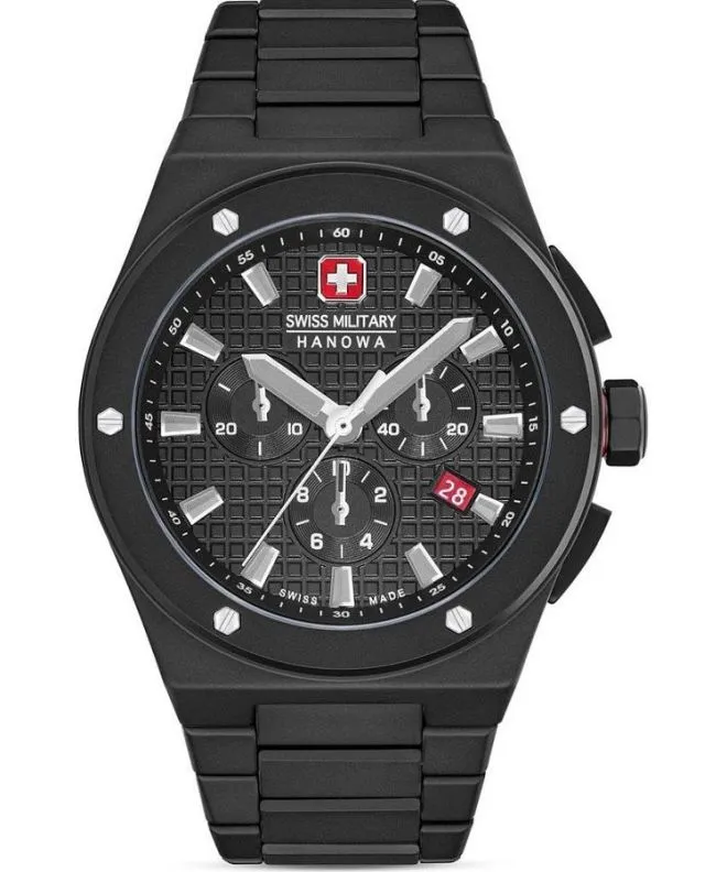 Hodinky pánské Swiss Military Hanowa Land Sidewinder Ceramic Chronograph SMWGI0002280