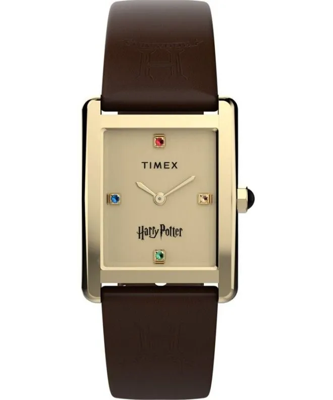 Hodinky dámské Timex Harry Potter X Hailey Hogwarts 24mm Leather Strap TW2Y75700
