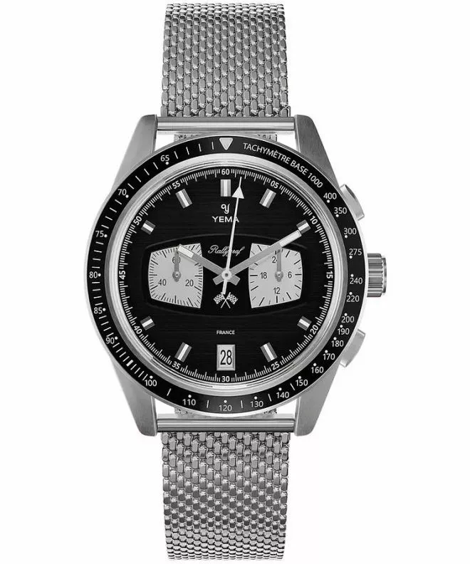 Hodinky pánské Yema Rallygraf Reverse Panda II Chronograph YMHF1584-AM