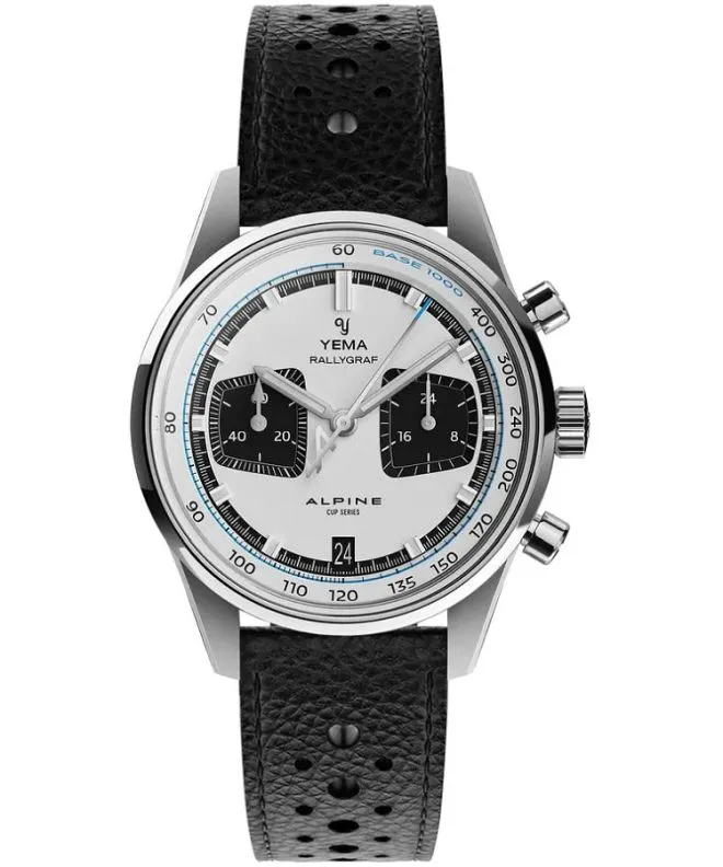 Hodinky pánské Yema Rallygraf Alpine Cup Series Chronograph YMHF1589ALP-BA31