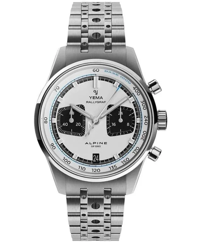 Hodinky pánské Yema Rallygraf Alpine Cup Series Chronograph YMHF1589ALP-BM