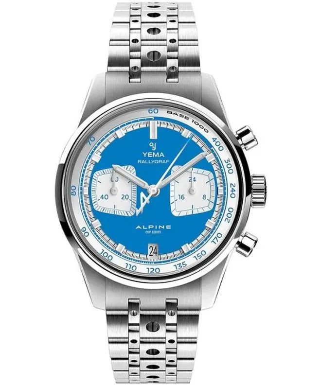 Hodinky pánské Yema Rallygraf Alpine Cup Chronograph YMHF1589ALP-GM