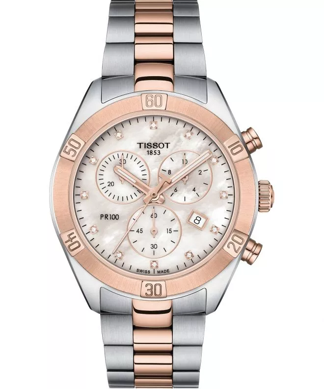 Dámské hodinky Tissot PR 100 Sport Chic Chronograph T101.917.22.116.00 (T1019172211600)