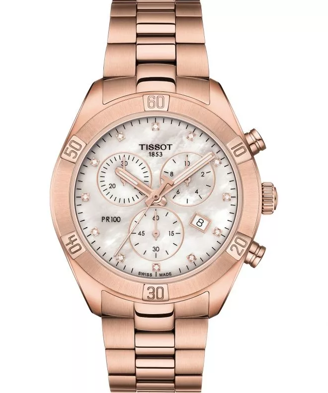 Dámské hodinky Tissot PR 100 Sport Chic Chronograph T101.917.33.116.00 (T1019173311600)