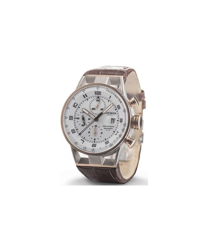 Pánské hodinky Locman Montecristo Chronograph Automatic 0516M08S-00WHBKPN