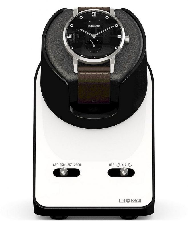 Beco Technic Boxy BLDC Nightstand Pure White natahovač hodinek pro 1 hodinky s kabelem USB