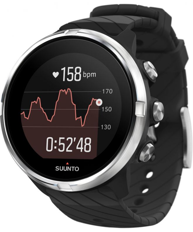 Pánské chytré hodinky Suunto 9 Black Wrist HR GPS SS050142000 SS050142000