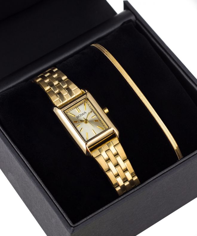 Hodinky dámské BOWA Paris Full-Gold Steel 20 Gift Set PS194-44-144S-419-03
