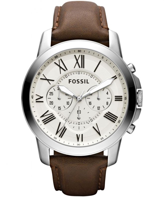 Pánské hodinky Fossil Grant Leather FS4735 FS4735