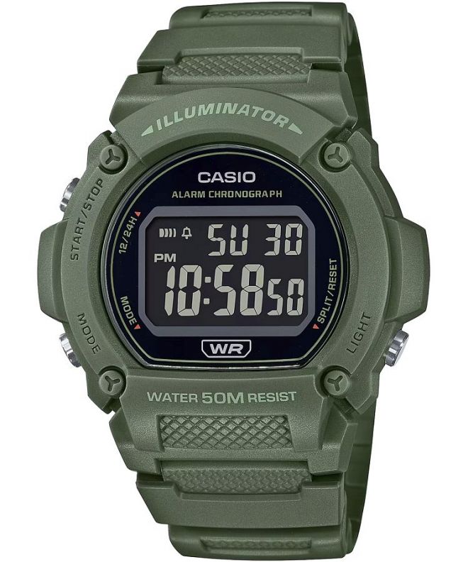 Hodinky unisex Casio Digital W-219HC-3BVEF