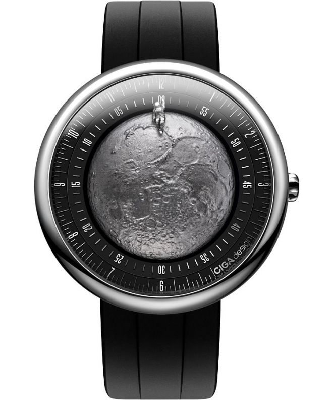 Hodinky pánské Ciga Design U Series Moon Walker Automatic Titanium GPHG 2021 U055-TIGR-6B