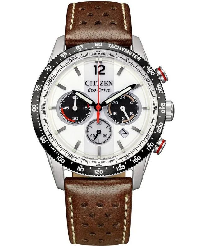 Hodinky pánské Citizen Vintage Racing Eco-Drive Chronograph CA4714-04A