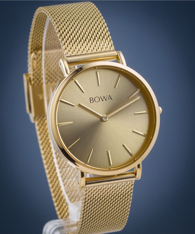 Hodinky dámské BOWA New York Petite Full Gold Mesh 34 NY344-44-184M
