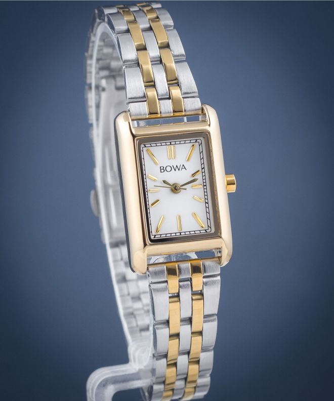 Hodinky BOWA Paris White Silver-Gold Steel 20 PS194-54-148S