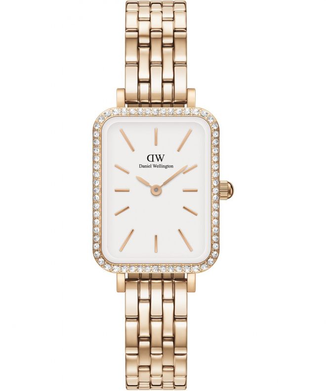 Hodinky Daniel Wellington Quadro Lumine Bezel 5-Link Melrose 40 DW00100672
