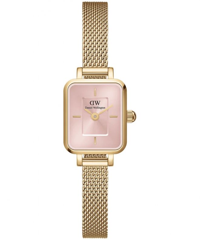 Hodinky dámské Daniel Wellington Quadro Mini Evergold Blush 15 DW00100655