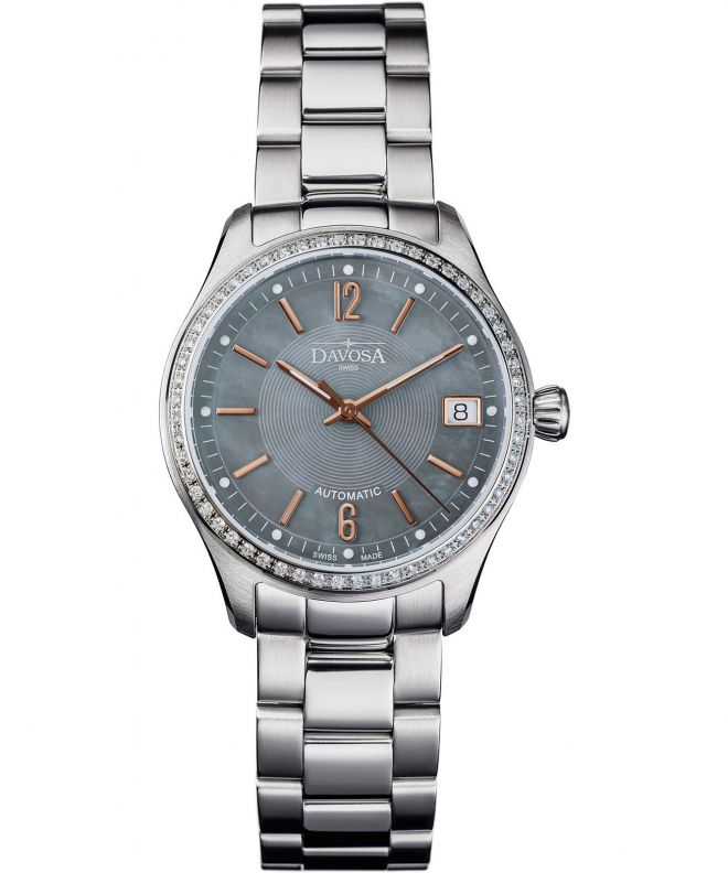 Dámské hodinky Davosa Newton Lady Diamond Automatic 166.193.55