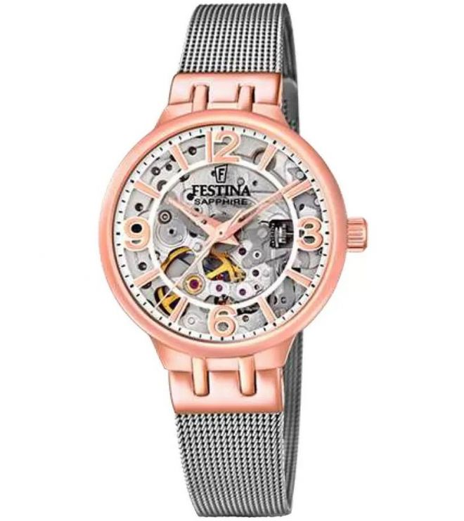 Dámské hodinky Festina Automatic Skeleton F20581/1
