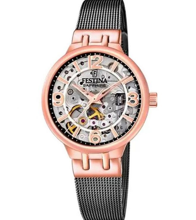 Dámské hodinky Festina Automatic Skeleton F20581/3