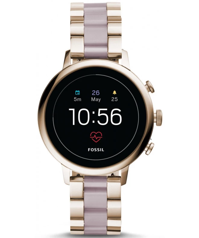 Cinturino 18mm Silicone Per Fossil Sport 41mm - Sgancio Rapido E Ricambio Morbido (Nero) - 3