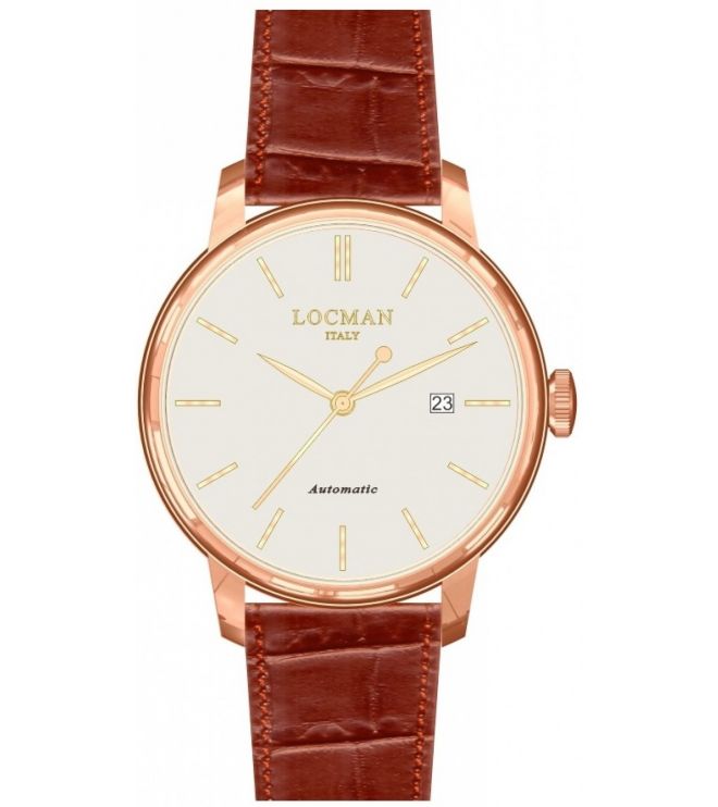 Dámské hodinky Locman 1960 Solo Tempo Automatico 0255R05R-RRAVRGPN