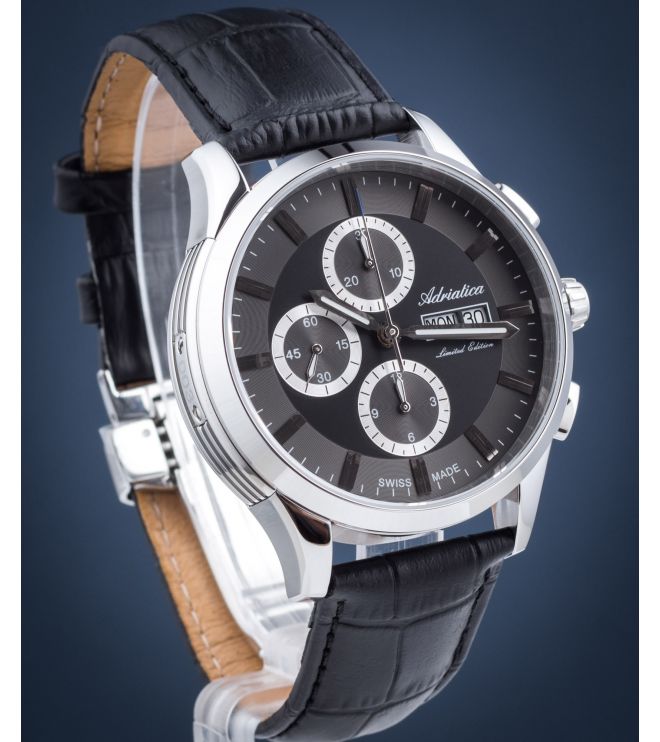 Pánské hodinky Adriatica Classic Automatic Valjoux Chronograph Limited Edition A1992.5214A