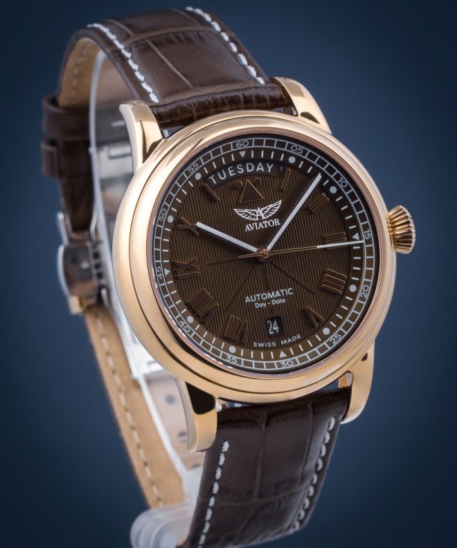 Pánské hodinky Aviator Douglas Day-Date V.3.35.2.280.4 V.3.35.2.280.4
