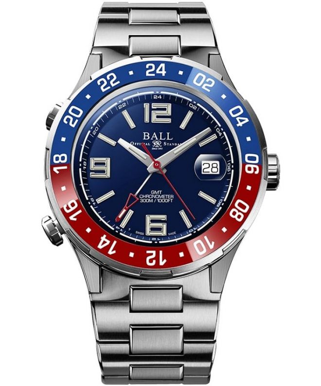 Hodinky pánské Ball Roadmaster Pilot GMT Chronometer Limited Edition