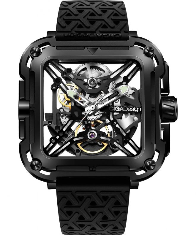 Hodinky Ciga Design X Series Gorilla Skeleton Automatic X011-BB01-25BK